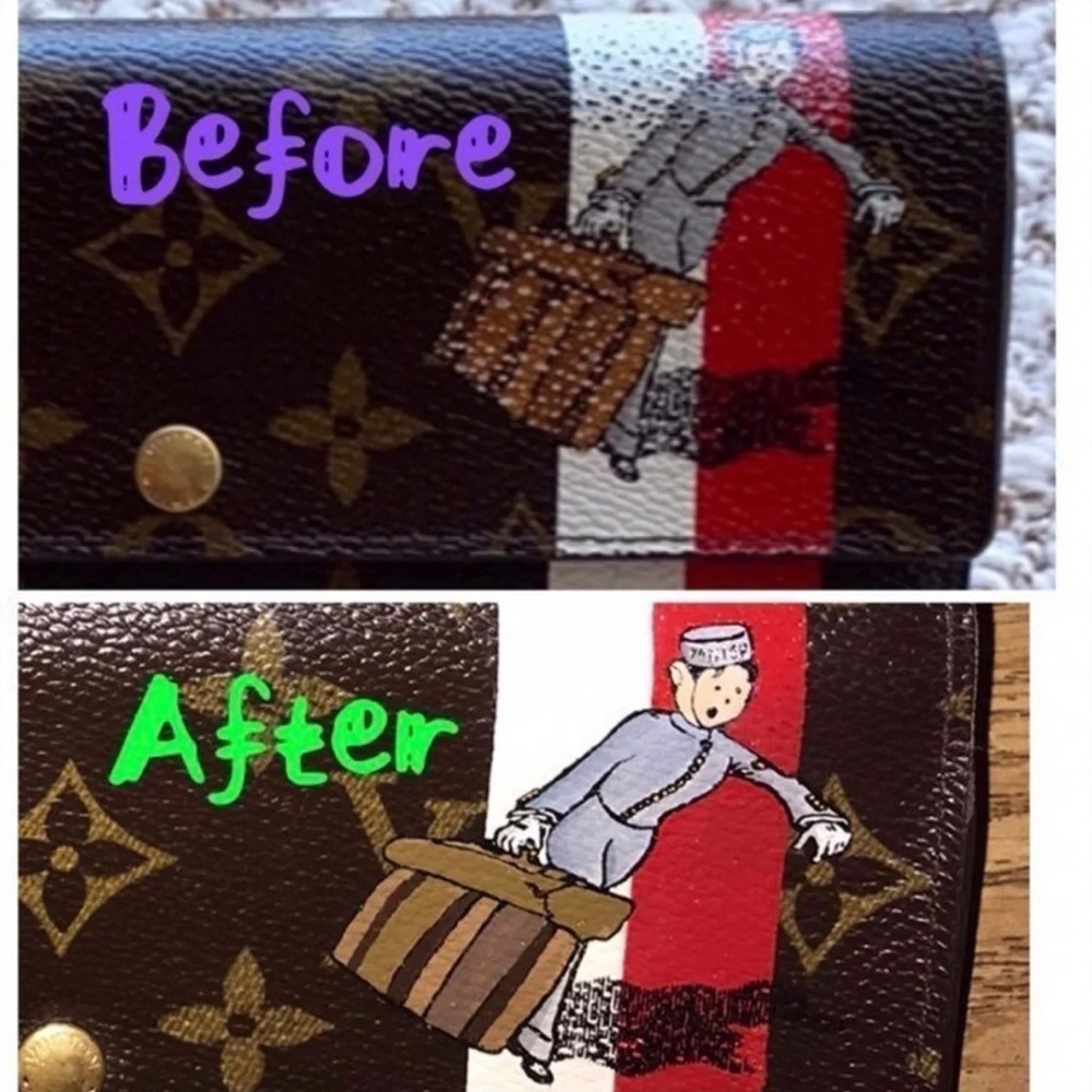 Authentic- Louis Vuitton Bellboy Groom Sarah monogram wallet limited edition (C) - Picture 6 of 13